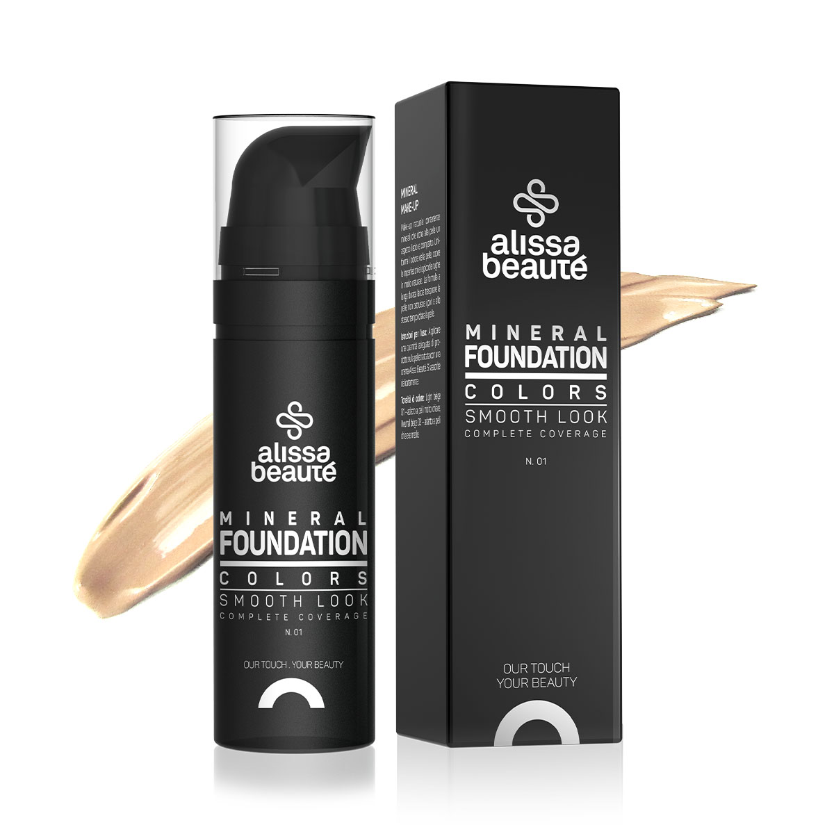 Minerální make-up 01 světlý béžový A245 | 35 ml (obrázek 4)