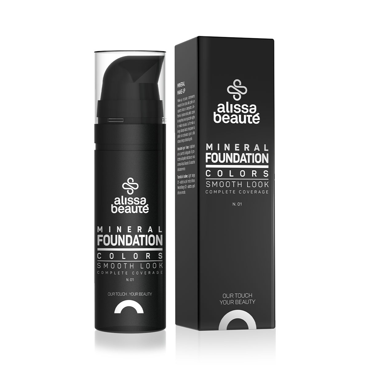 Levně Minerální make-up 01 světlý béžový A245 | 35 ml