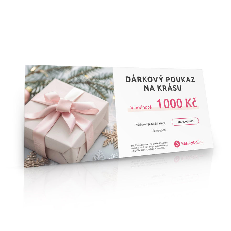 Dárkový poukaz v hodnotě 1000 Kč | Vánoční