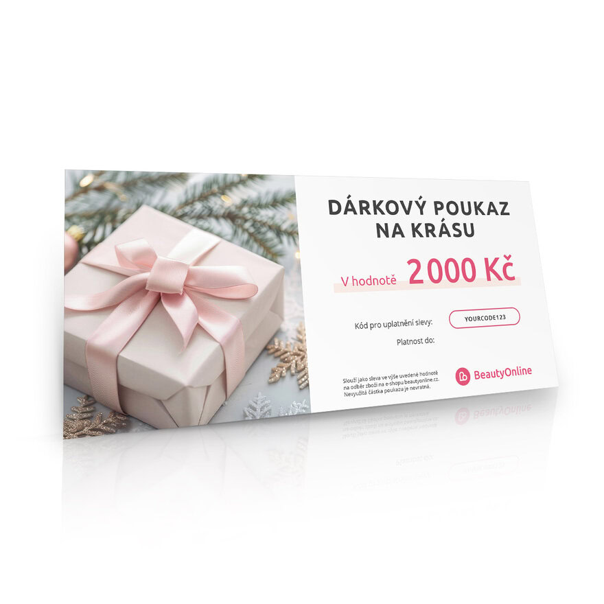 Dárkový poukaz v hodnotě 2000 Kč | Vánoční