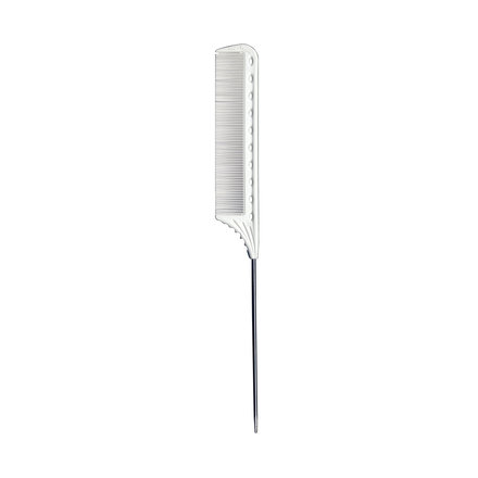 Tupírovací hřeben s kovovou špičkou YS-112 | 225 mm - bílý nebo červený
