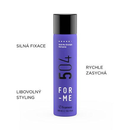 Mechanický lak pro strukturovaný vzhled a silnou fixaci Hold Me Strongly č. 504 | 300 ml