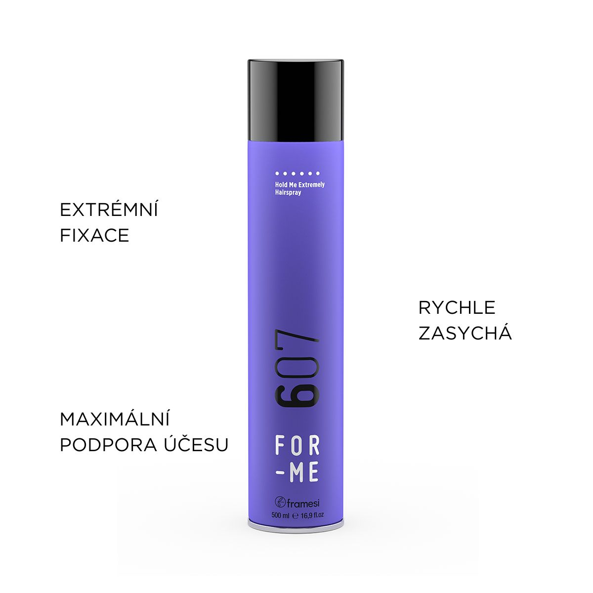 Extra silný lak s keratinem Hold Me Extremely Hairspray č. 607 | 500 ml (obrázek 4)