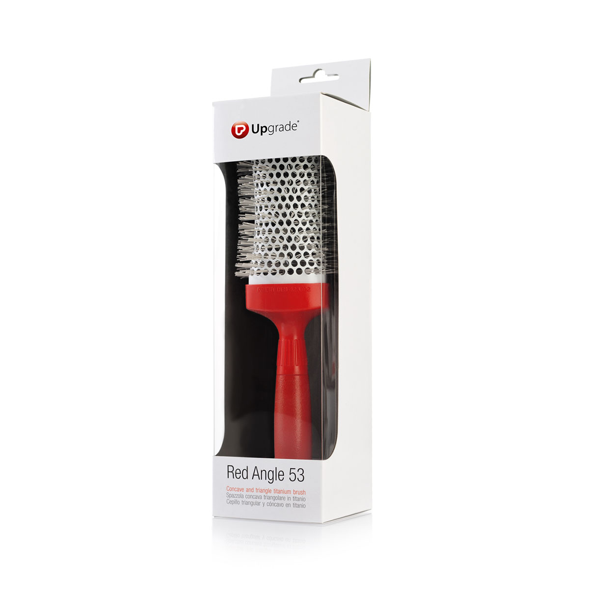 Trojúhelníkový termický kartáč - Red Angle | průměr 43 mm (obrázek 2)
