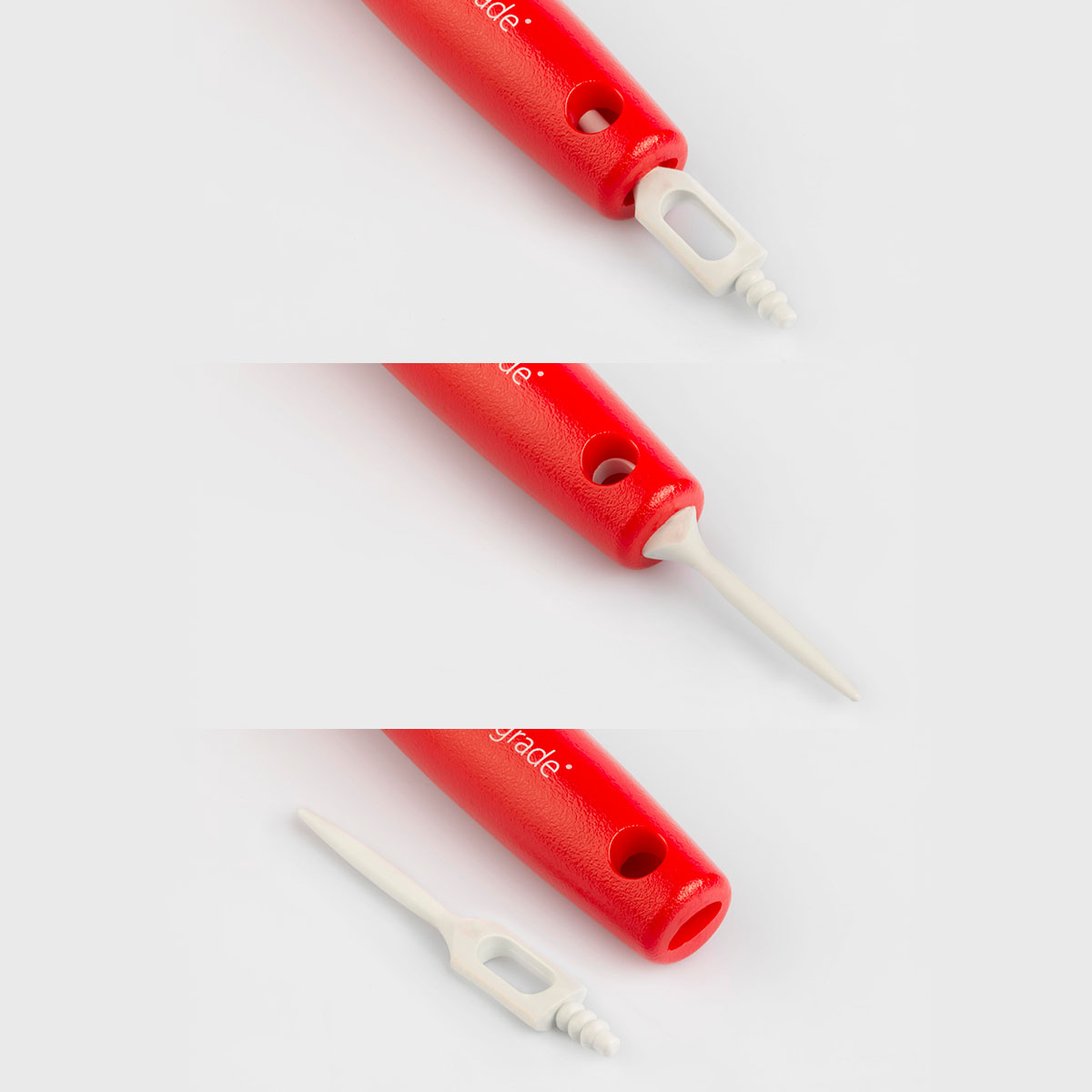 Trojúhelníkový termický kartáč - Red Angle | průměr 53 mm (obrázek 6)