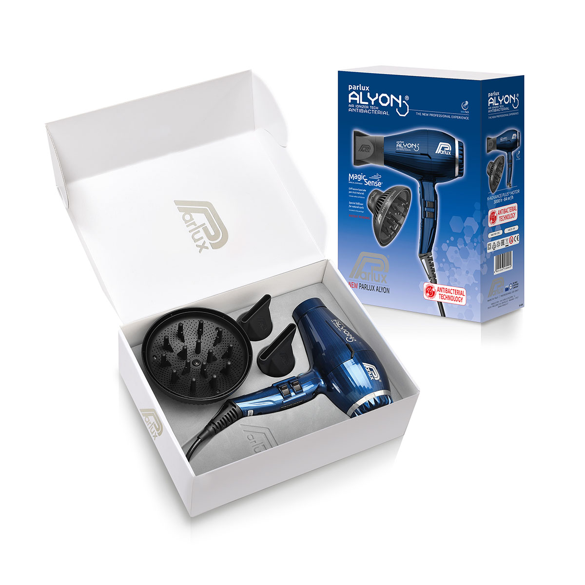 Levně Set Parlux Alyon | fén Night Blue + difuzér Magic Sense