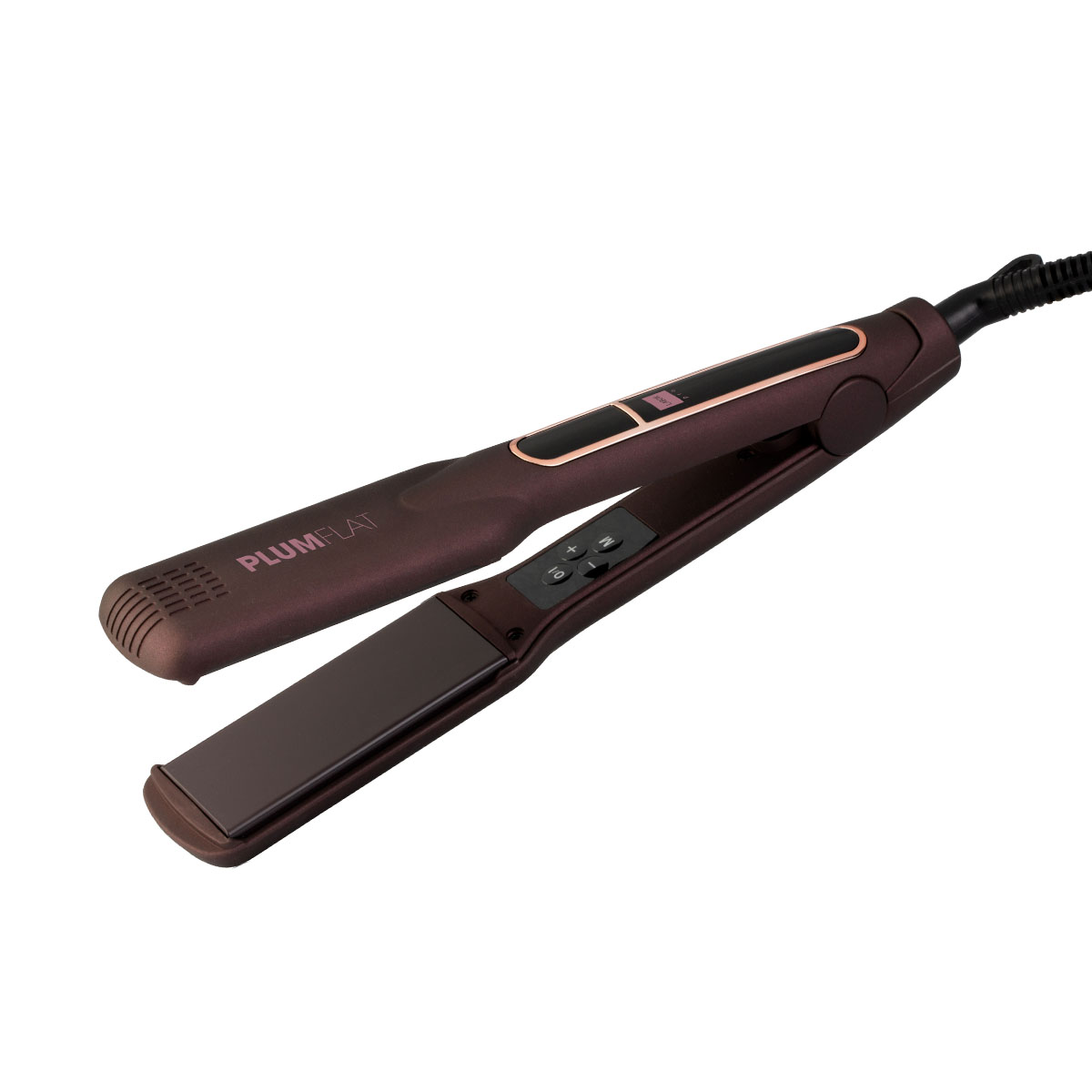 Levně Digitální žehlička na vlasy Plum Flat