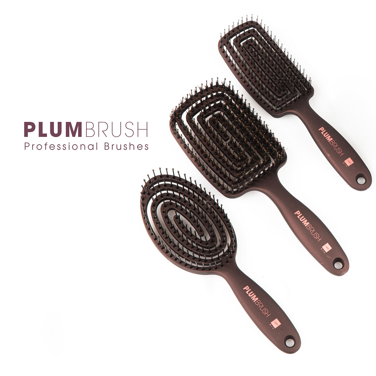 Kartáč na jemné vlasy Plum Brush Fine (obrázek 4)