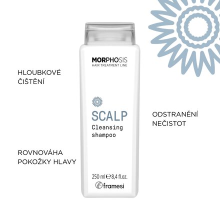 Hloubkově čisticí šampon Scalp Cleansing Shampoo | 250 ml