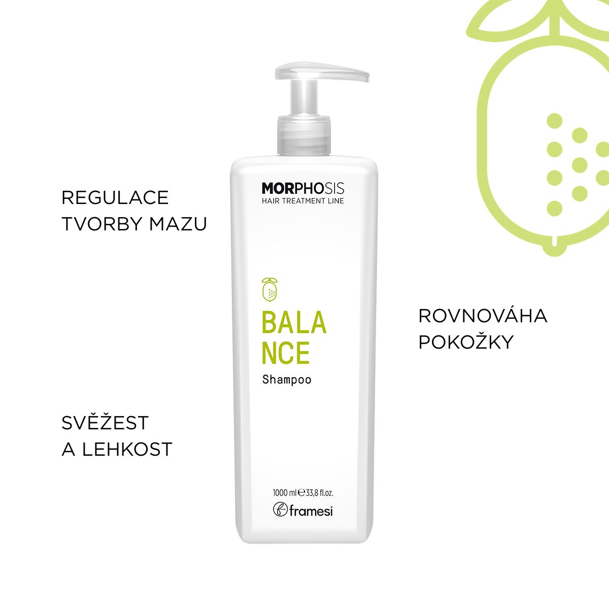 Čisticí šampon na mastné vlasy Balance Shampoo | 1000 ml (obrázek 4)