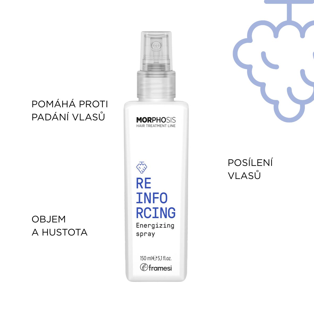 Sprej pro podporu růstu a posílení vlasů Reinforcing Energizing Spray | 150 ml (obrázek 4)