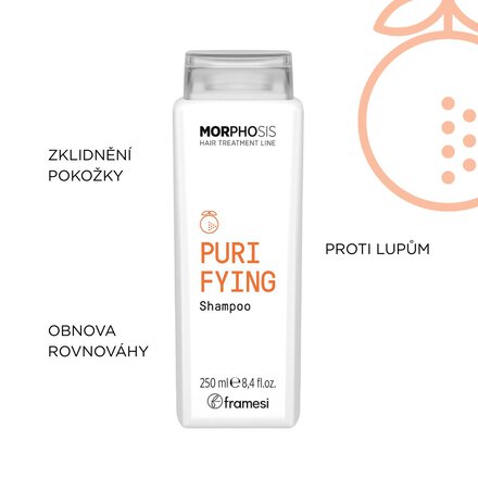 Čisticí šampon proti lupům Purifying Shampoo | 250 ml
