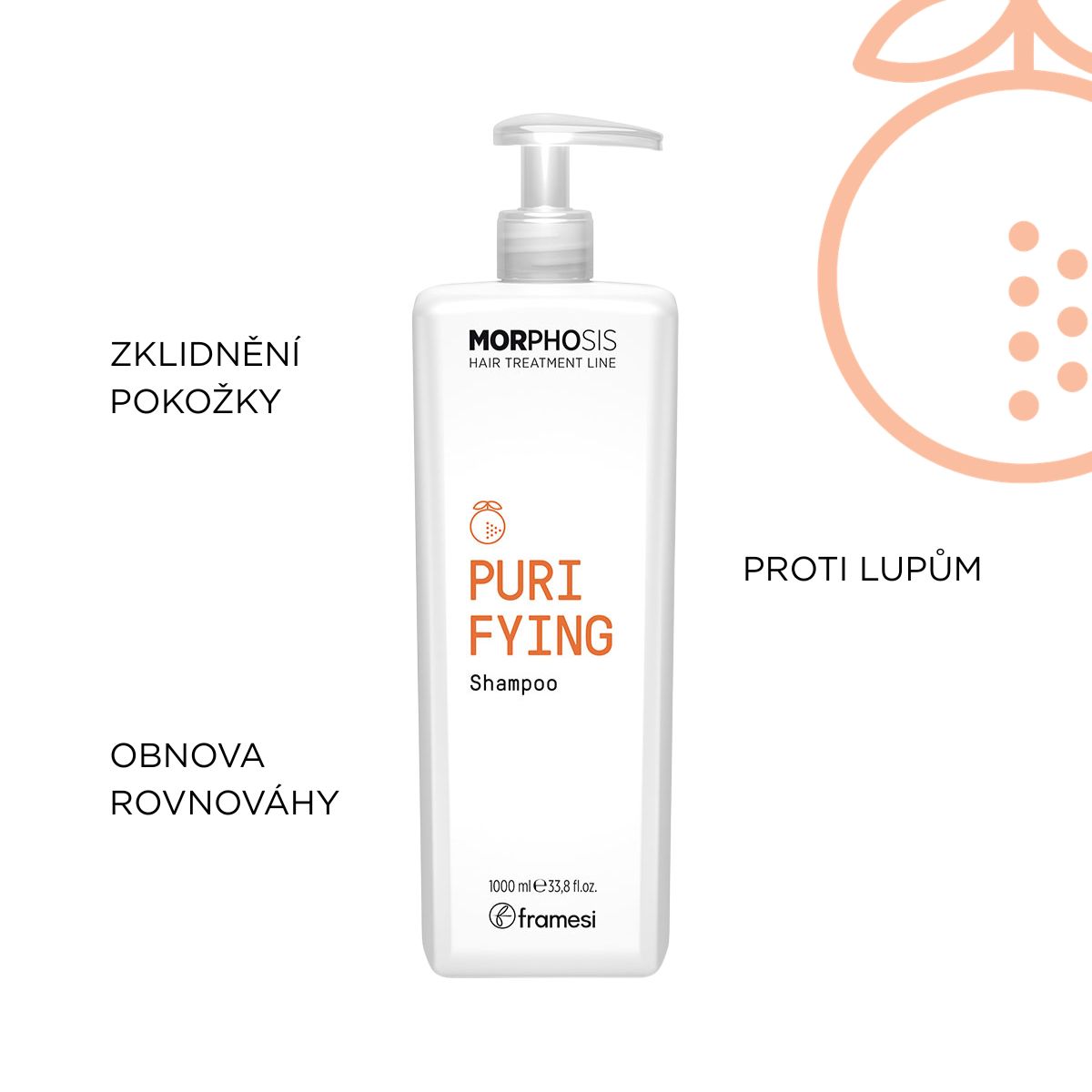 Čisticí šampon proti lupům Purifying Shampoo | 1000 ml (obrázek 4)