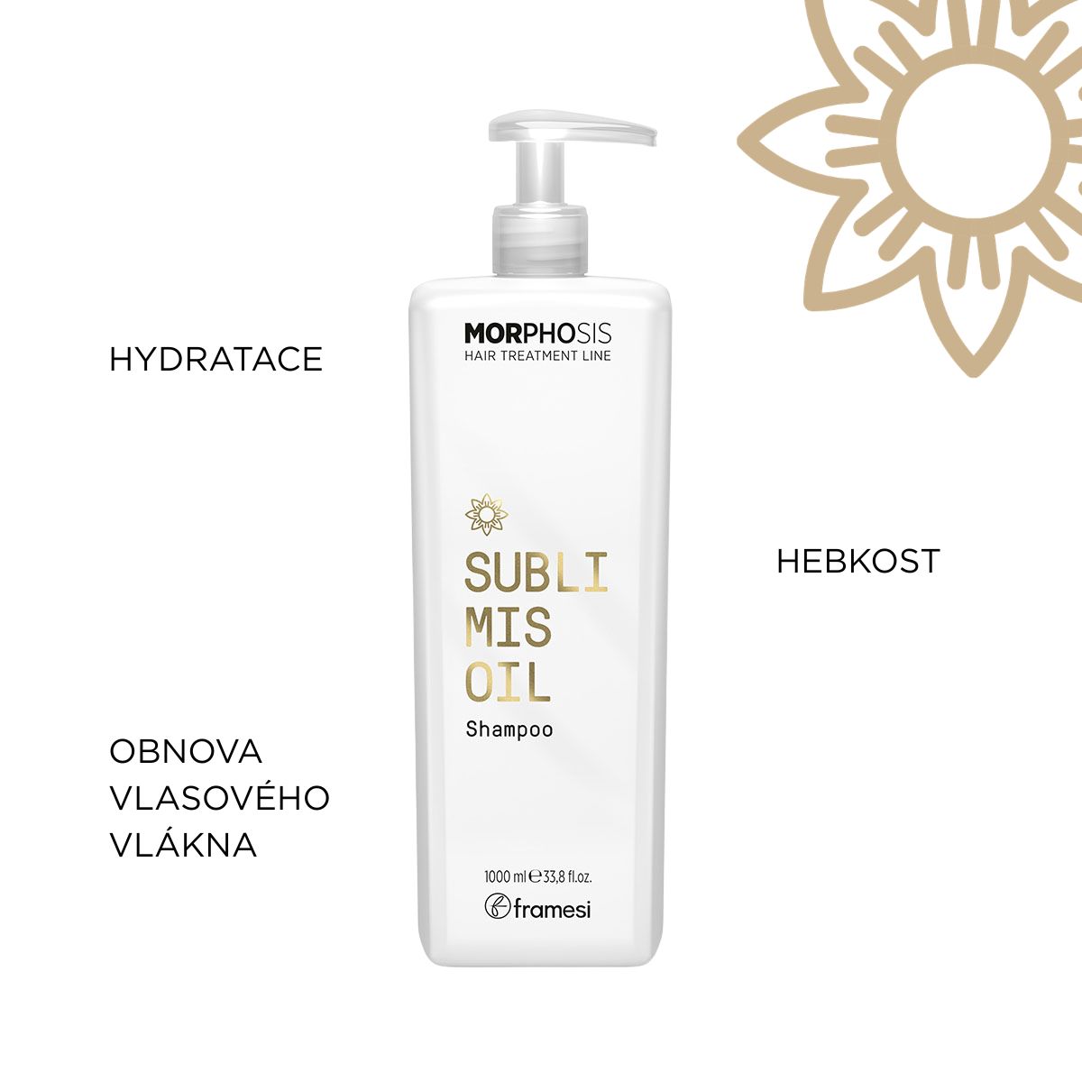 Hydratační šampon Sublimis Oil Shampoo | 1000 ml (obrázek 6)