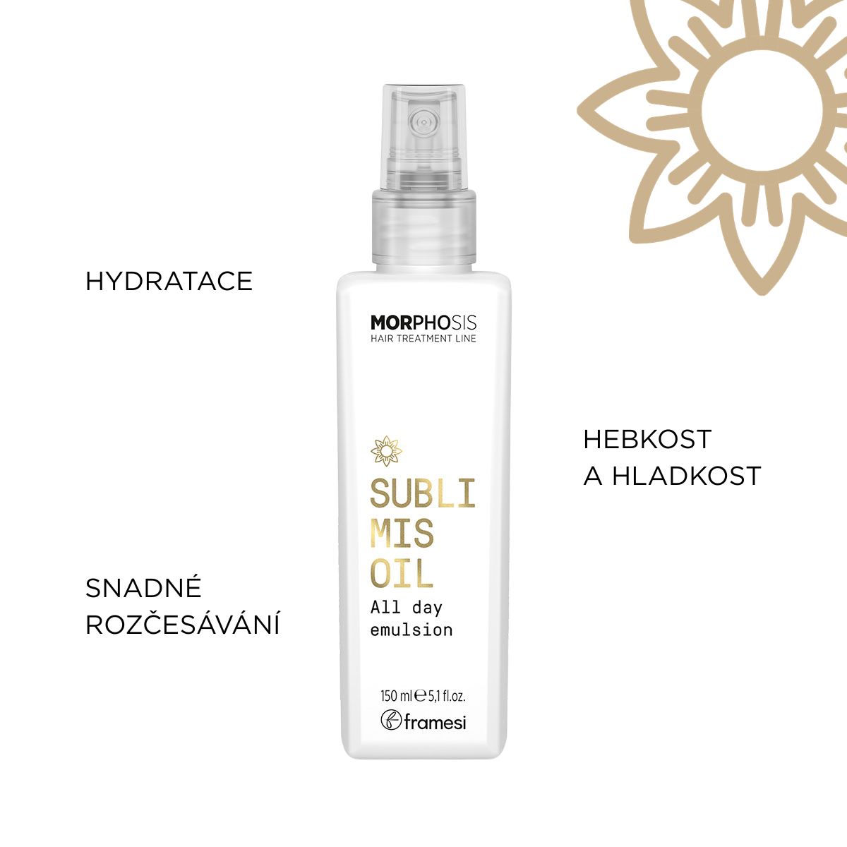 Hydratační emulze ve spreji Sublimis Oil All Day Emulsion | 150 ml (obrázek 6)