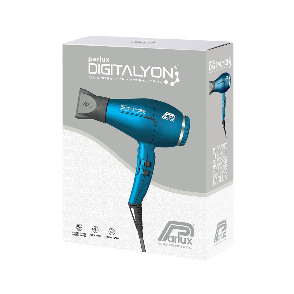 Ionizační fén Parlux Digitalyon 2400 W | modrý (obrázek 4)
