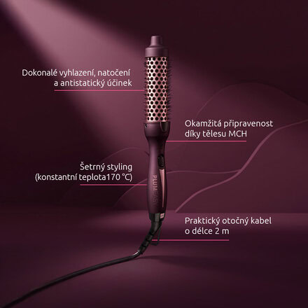 Termokeramický kulmokartáč Plum Easy