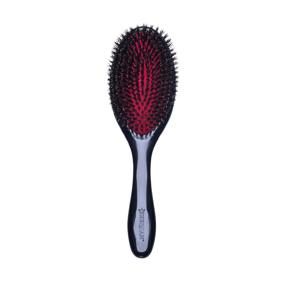 Levně Plochý kartáč Denman Smooth&Shine D82M | kančí štětiny
