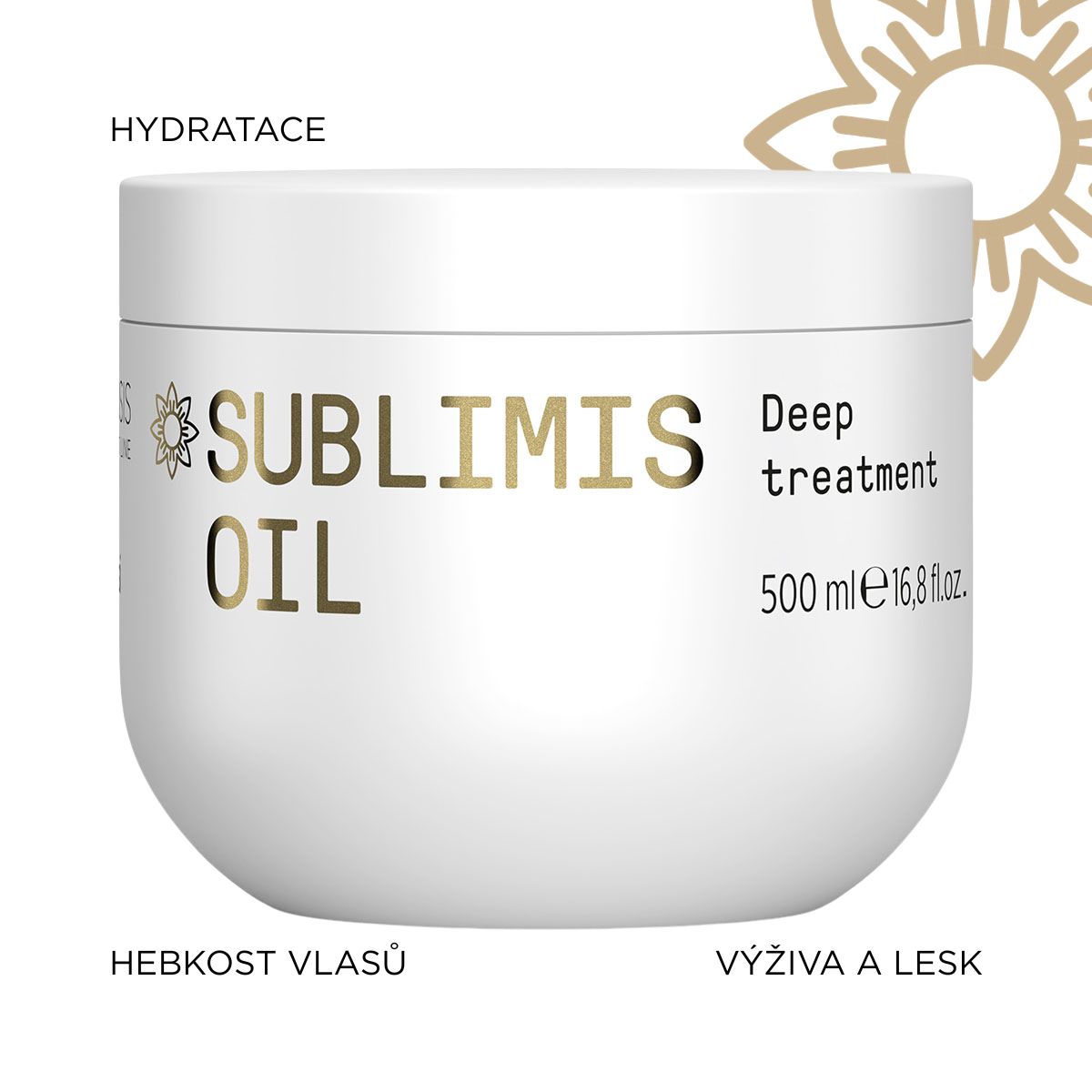 Hydratační hloubková maska Sublimis Oil Deep Treatment | 500 ml (obrázek 4)