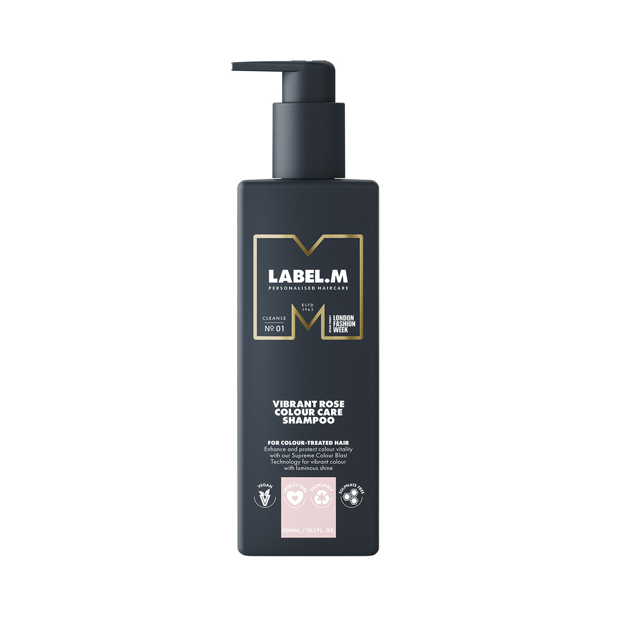 Levně Vibrant Rose šampon pro péči o barvu | 300 ml
