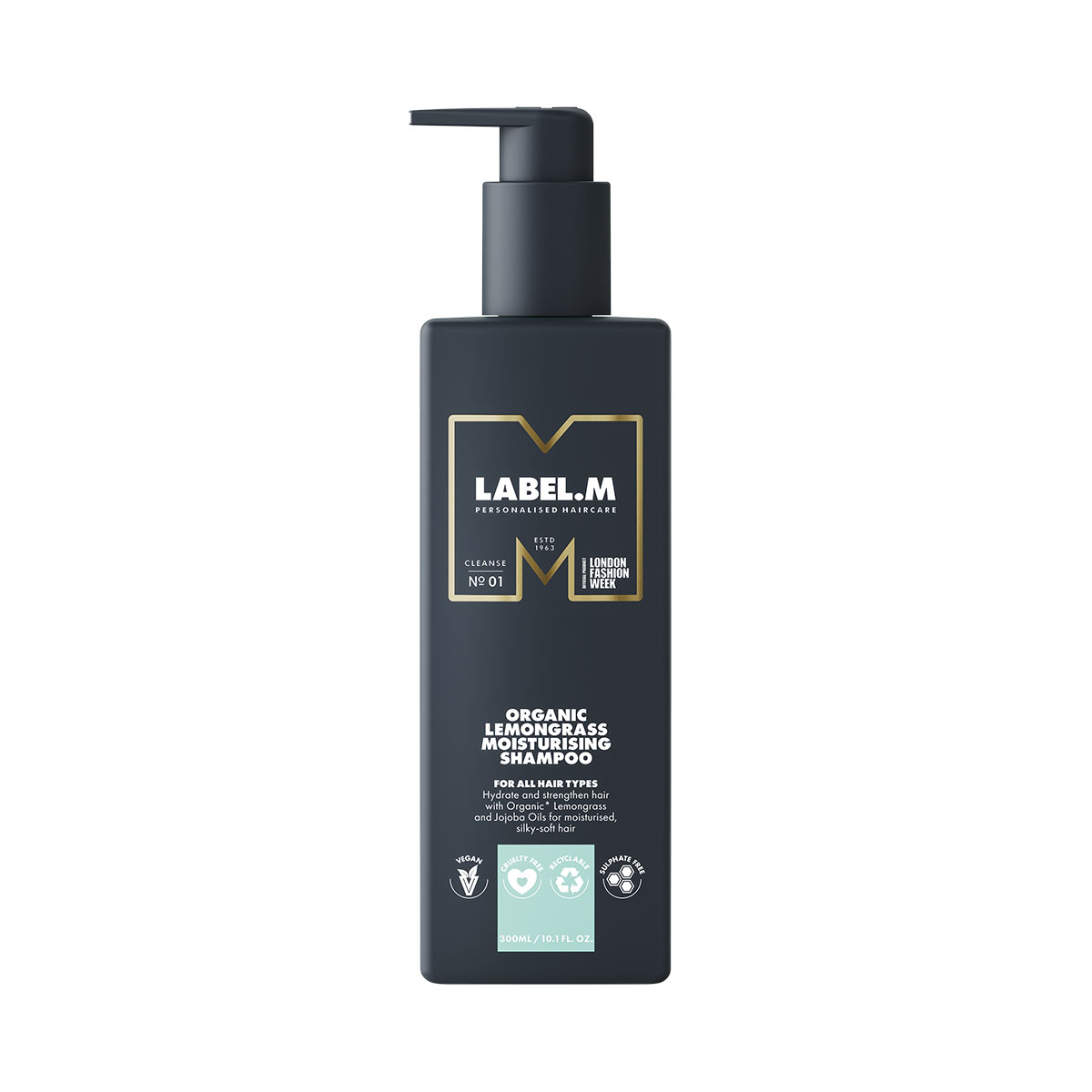 Levně Organic Lemongrass hydratační šampon s výtažky z citronové trávy | 300 ml