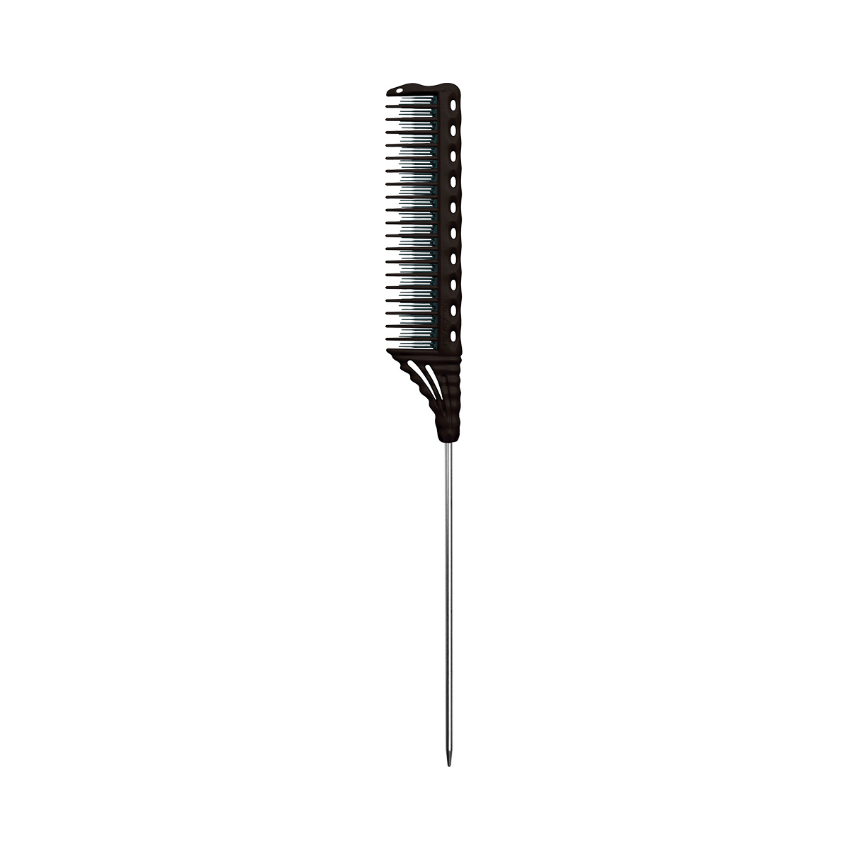 Tupírovací hřeben na balayage s kovovou špičkou 265 mm YS-154-125/1 | černý