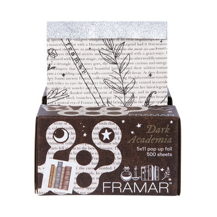 Texturovaná fólie vzor Dark Academia | 13x28 cm 500 ks