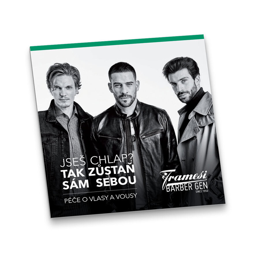 Katalog pánské péče Framesi Barber Gen