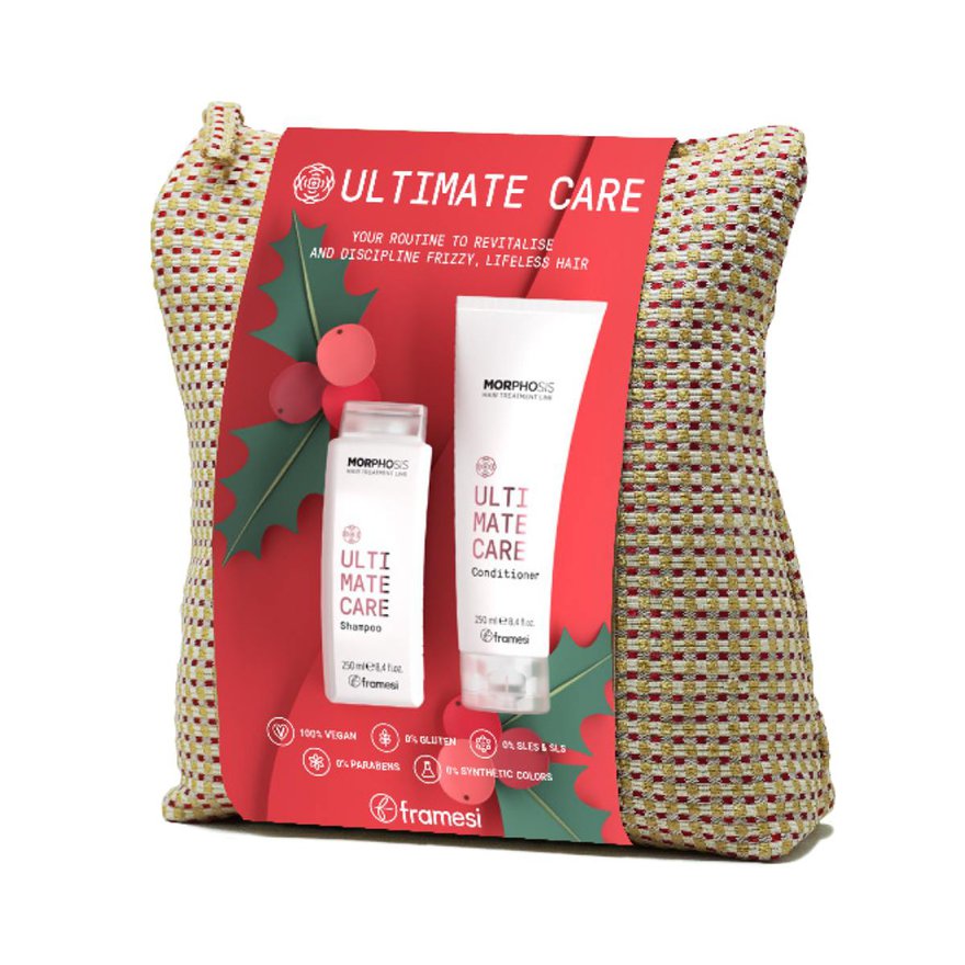 Vánoční balíček Ultimate Care | šampon 250 ml + kondicionér 250 ml + dárek kosmetická taška