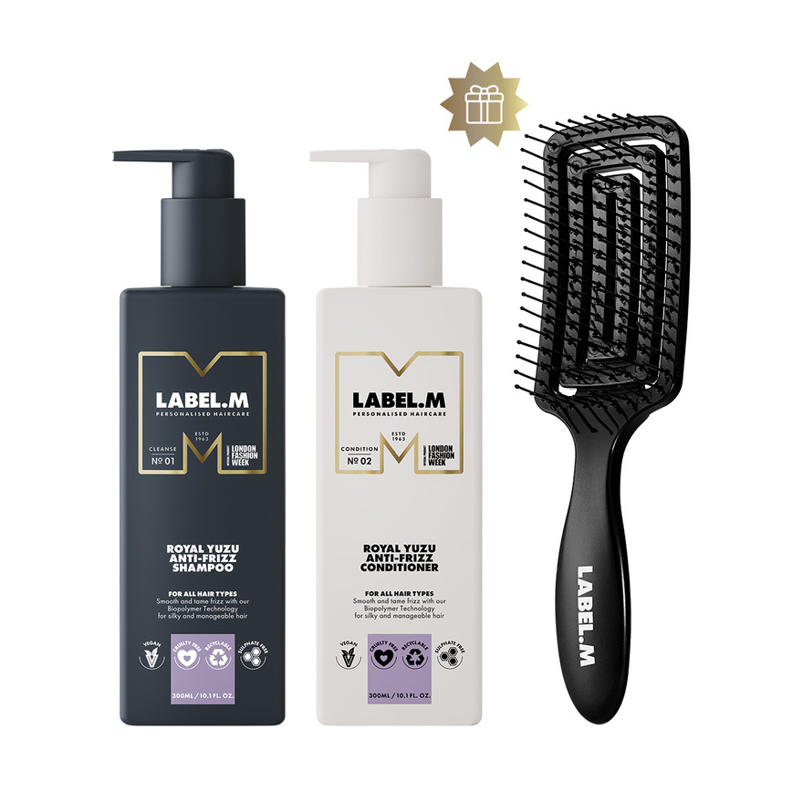 Výhodný set Royal Yuzu | šampon a kondicionér + dárek kartáč