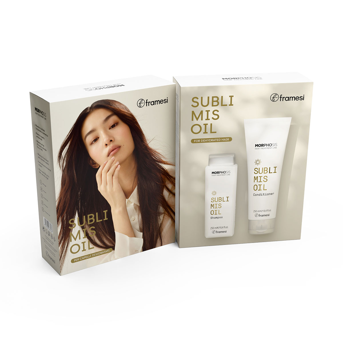 Levně Kit Sublimis Oil pro hydrataci suchých vlasů | šampon 250 ml + kondicionér 250 ml