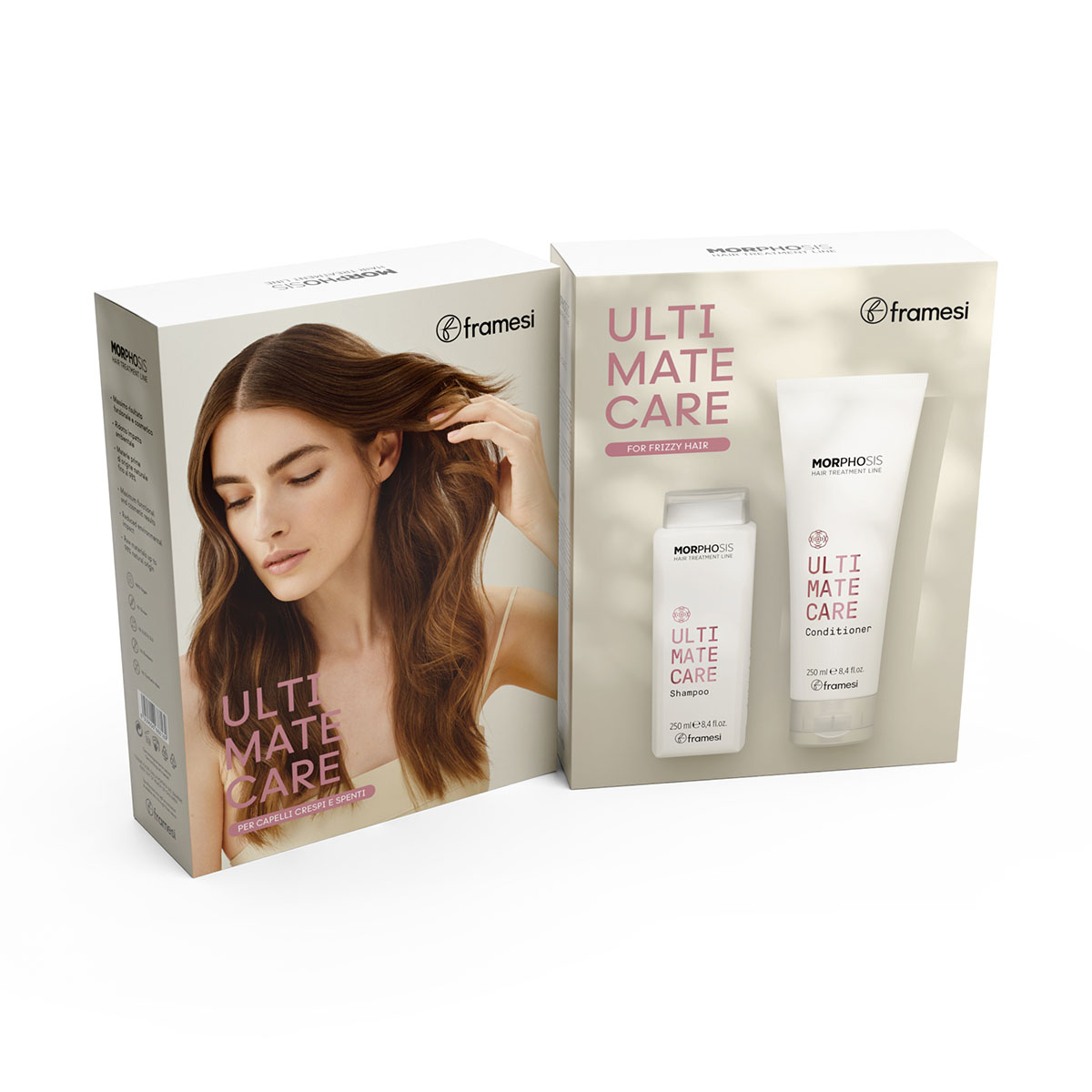 Levně Kit Ultimate Care pro obnovu přetížených krepatých vlasů | šampon 250 ml + kondicionér 250 ml