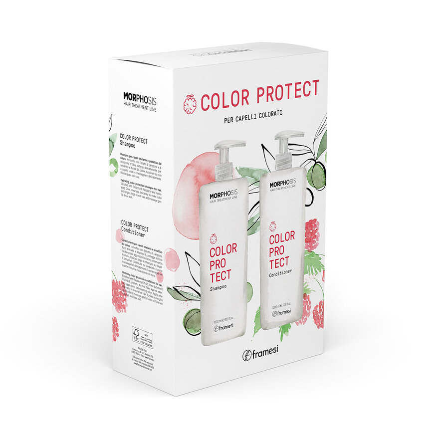 Kit Color Protect pro ochranu a zářivost barvených vlasů | šampon 1000 ml + kondicionér 1000 ml