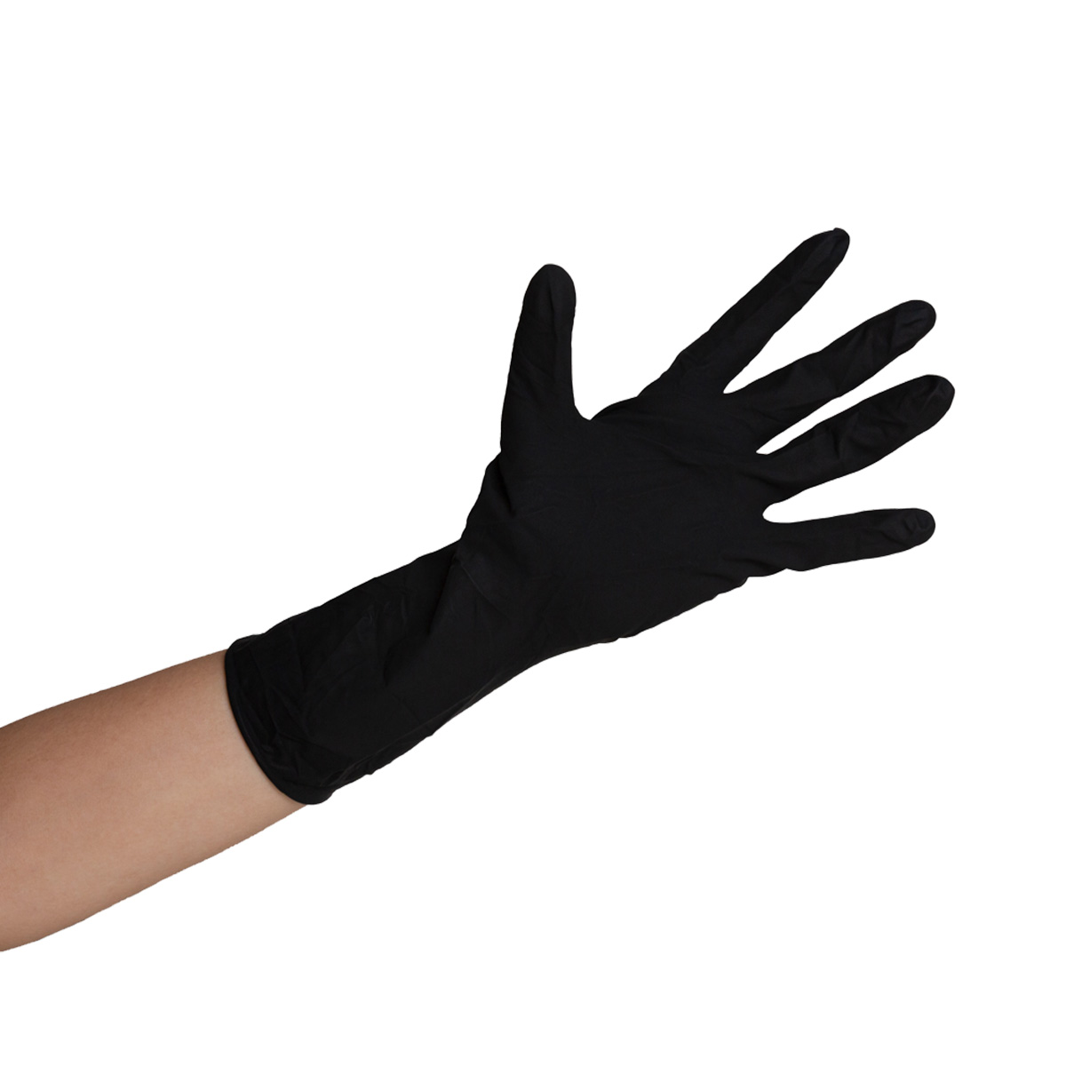 Levně Nitrilové rukavice Midnight Mitts černé 100 ks | velikost M