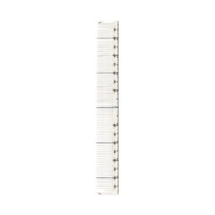 Stříhací hřeben s pravítkem YS-GT20 pro úhel 90° bílý | 200 mm
