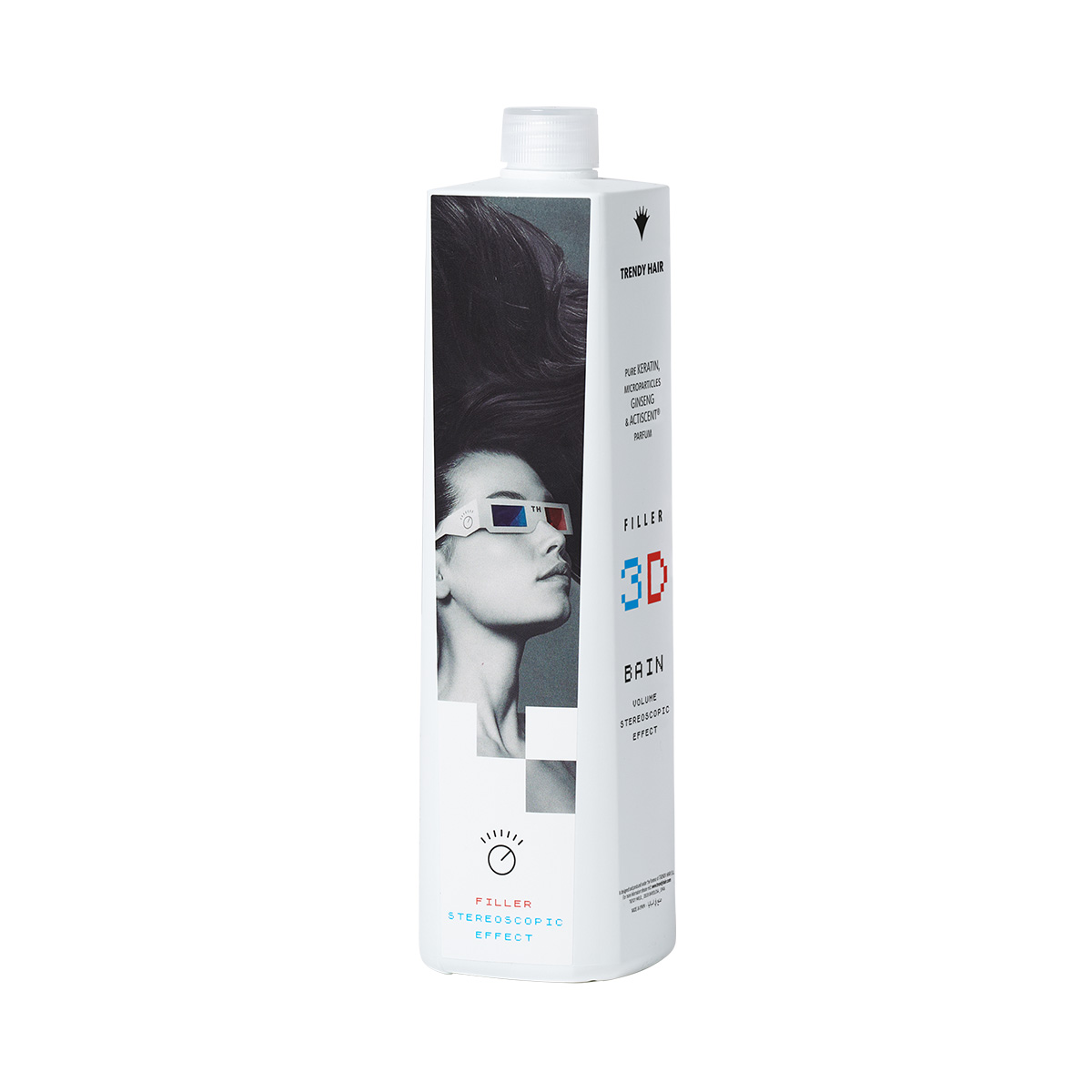 Levně Objemový šampon 3D Filler | 1000 ml
