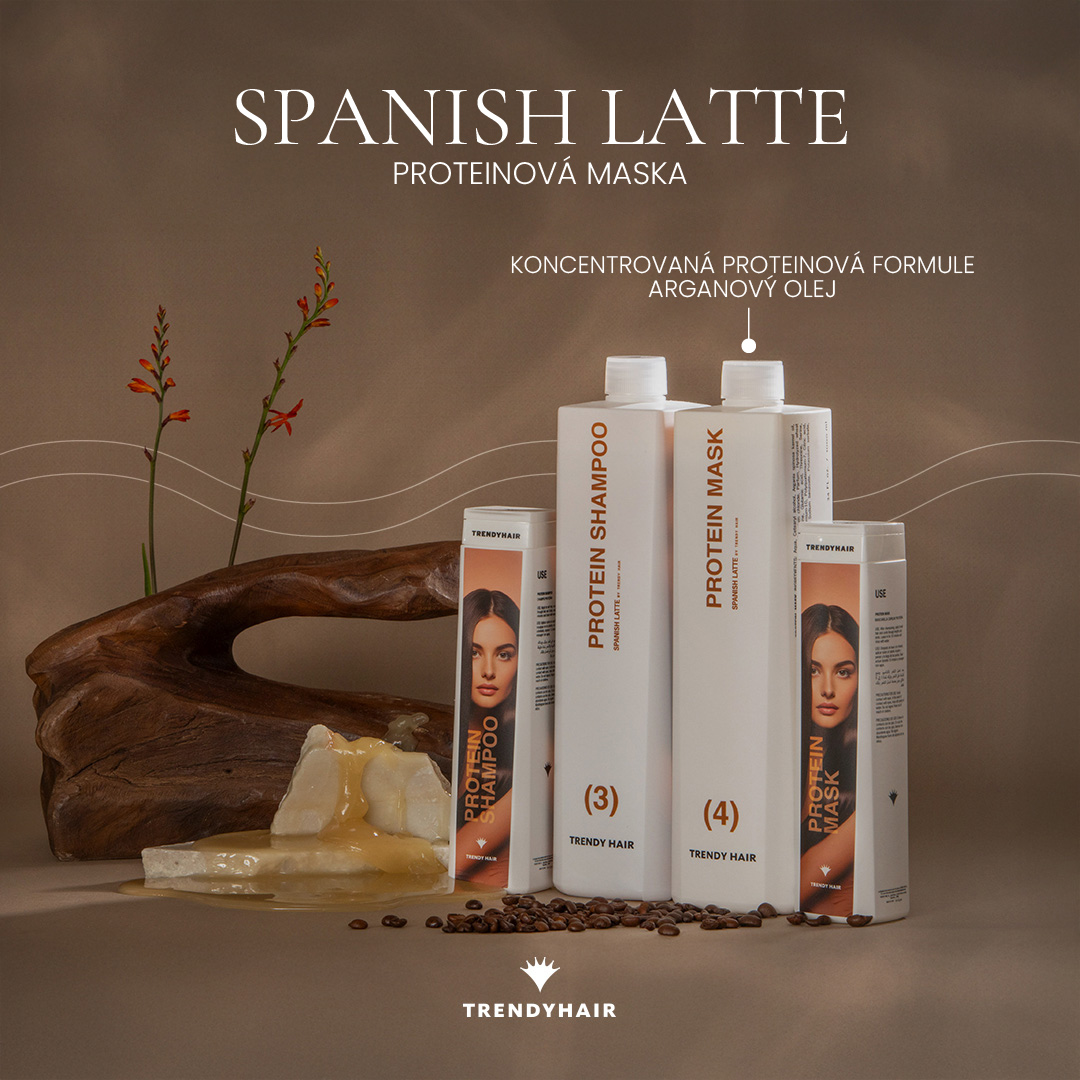 Proteinová maska Spanish Latte | 1000 ml (obrázek 6)