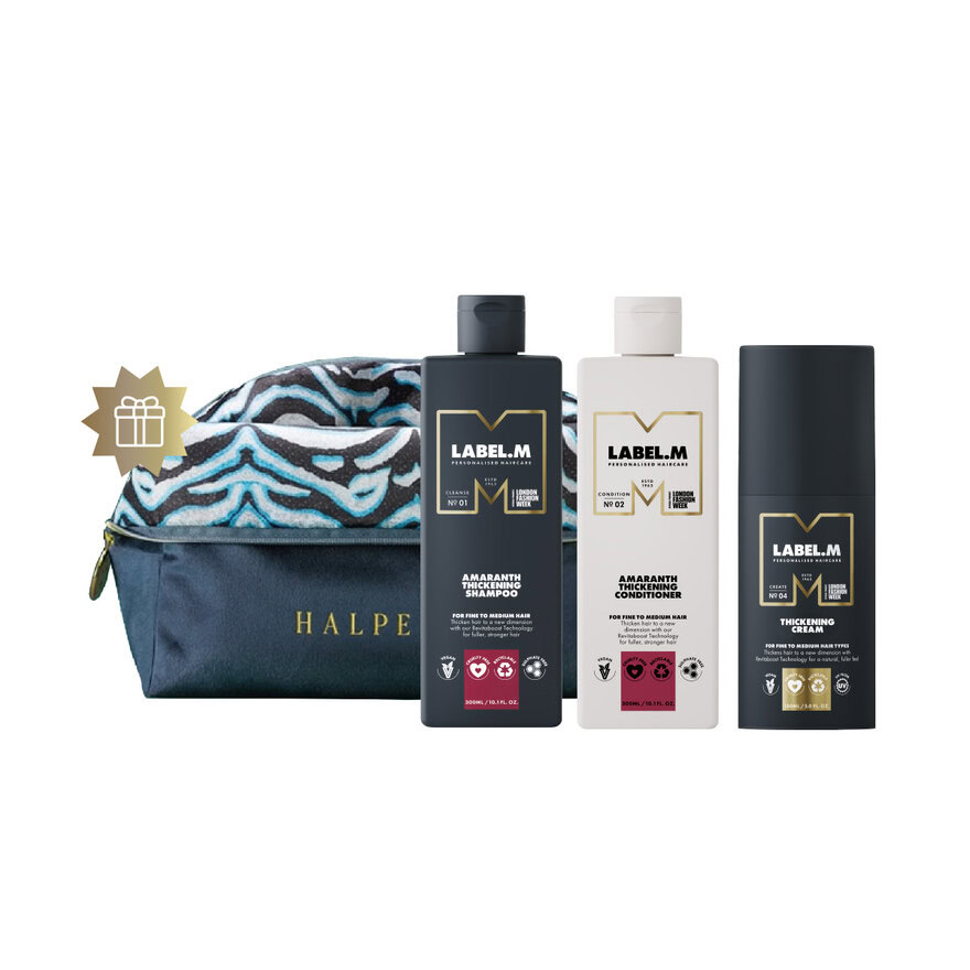 Set Amaranth | šampon, kondicionér a posilující krém + dárek taštička