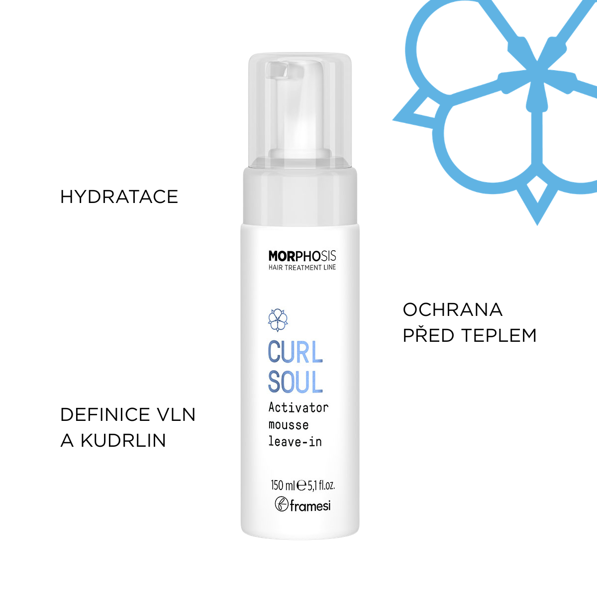 Aktivační bezoplachová pěna na vlnité a kudrnaté vlasy Curl Soul | 150 ml (obrázek 6)