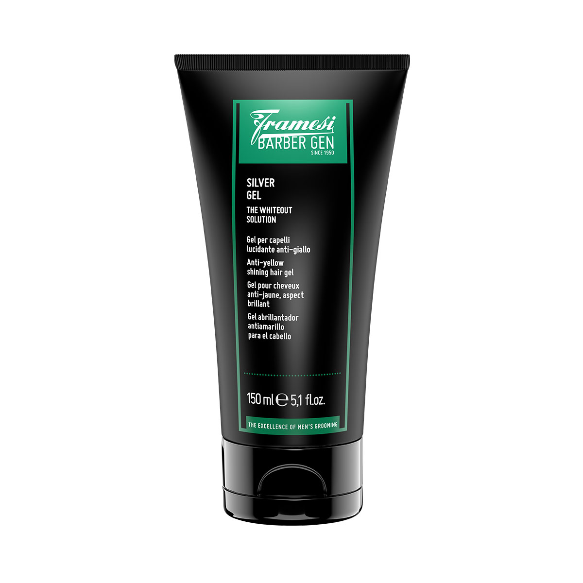 Levně Stříbrný gel Barber Gen Silver Gel | 150 ml