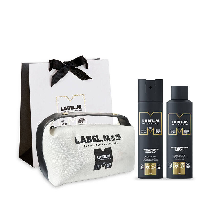 Výhodný set pro objem & fixaci | Ultimate lak a objemová pěna + dárek taštička