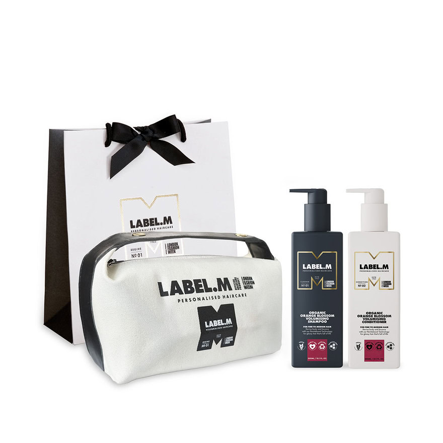 Výhodný set Organic Orange Blossom | šampon a kondicionér + dárek taštička