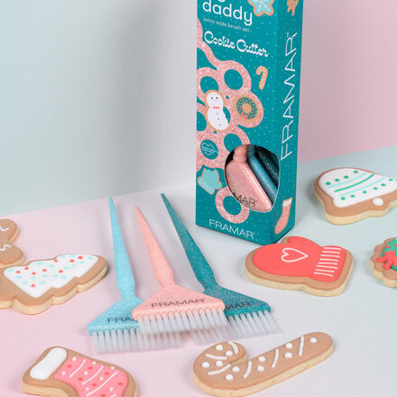 Set třpytivých Big Daddy štětců Cookie Cutter  | 3 ks