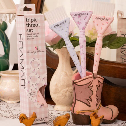 Set štětců Triple Threat - Country Charm | 3 ks