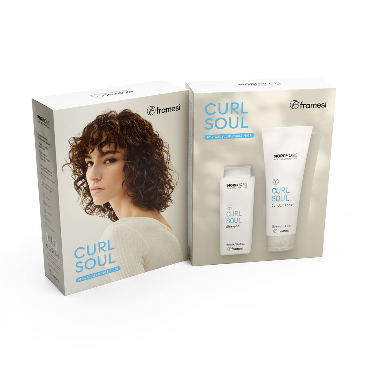 Levně Kit Curl Soul pro vlnité a kudrnaté vlasy | šampon 250 ml + kondicionér 250 ml
