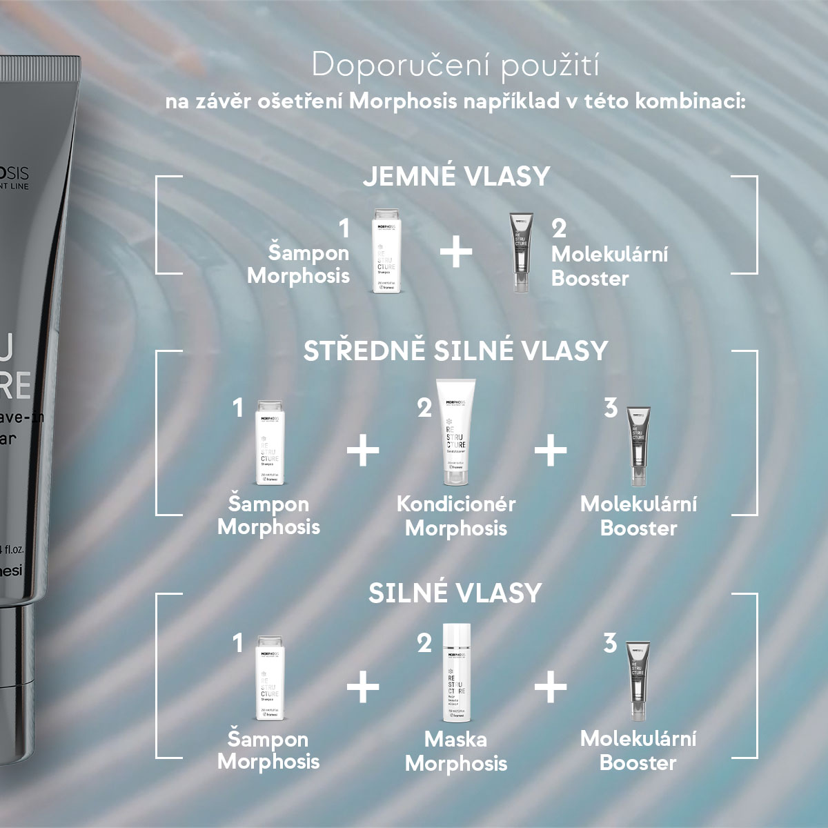 Restrukturační molekulární booster Hair Leave-In Molecular Booster | 100 ml (obrázek 20)