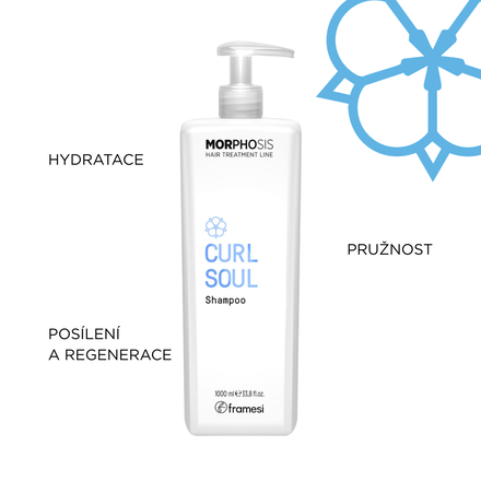 Maxi kit Curl Soul pro vlnité a kudrnaté vlasy | šampon 1 000 ml + kondicionér 1 000 ml