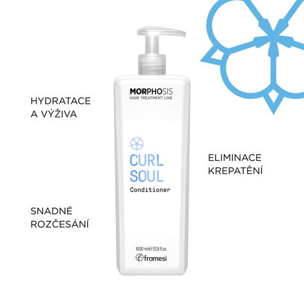 Maxi kit Curl Soul pro vlnité a kudrnaté vlasy | šampon 1 000 ml + kondicionér 1 000 ml