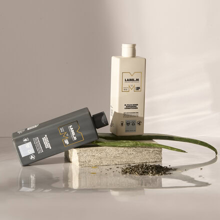 Set Power Blonde Label.M | šampon a kondicionér M-plex + dárek litrový tónovací šampon