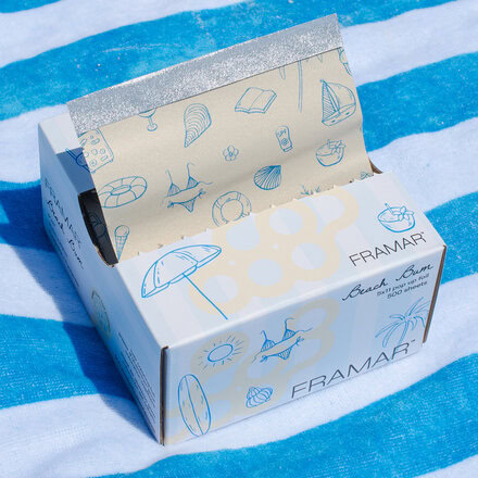 Texturovaná fólie Beach Bum 13 x 28 cm | 500 ks